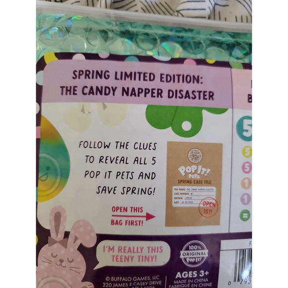 POP IT PETS Spring 2023 Limited Edition 1 - 5 Teeny Tiny Surprises NEW - Picture 2 of 2